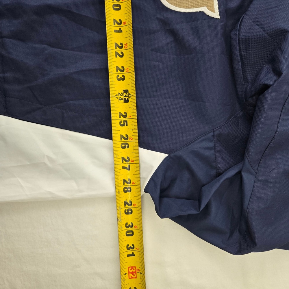 Majestic MLB San Diego Padres Authentic Cool Base Zip Warmup Jacket 2XL Pullover - Picture 10 of 11